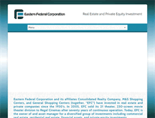 Tablet Screenshot of easternfederal.com